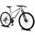 Bicicleta aro 29 KRW Alumínio 21 Velocidades Freio a Disco Suspensão dianteira Mountain Bike KR14 Branco, Preto