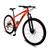 Bicicleta aro 29 KRW Alumínio 24 Velocidades Marchas Freio a Disco Suspensão dianteira MountainBikeX32 Laranja, Preto