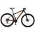 Bicicleta Aro 29 KRW Alumínio 27 Vel Shimano Acera Freio Hidráulico com Trava S30 Preto, Laranja fosco