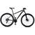 Bicicleta Aro 29 KRW Alumínio 27 Vel Shimano Altus Hidráulico com Trava S55 Grafite, Preto fosco