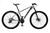 Bicicleta Aro 29 Krw Alumínio 27 Velocidades Freio a Disco Suspensão dianteira MountainBike S7 Prata, Preto