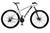 Bicicleta Aro 29 Krw Alumínio Shimano 21 Velocidades Freio a Disco Suspensão MountainBike S6 Branco, Preto
