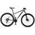 Bicicleta Aro 29 KRW Alumínio Shimano 24V Freio a Disco hidráulico S41 Prata, Preto