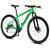 Bicicleta Aro 29 KRW Alumínio Shimano TZ 21 Velocidades Marchas Freio a Disco Suspensão dianteira MountainBikeSH21 Verde, Preto