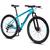Bicicleta Aro 29 KRW Alumínio Shimano TZ 21 Velocidades Marchas Freio a Disco Suspensão Mountain Bike S21 Azul, Preto