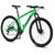 Bicicleta Aro 29 KRW Alumínio Shimano TZ 21 Velocidades Marchas Freio a Disco Suspensão Mountain Bike S21 Verde, Preto