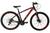Bicicleta Aro 29 Ksw 21v com suspensão e freios a disco Preto, Laranja, Vermelho