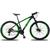 Bicicleta Aro 29 Ksw 21v com suspensão e freios a disco Preto, Verde