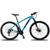 Bicicleta Aro 29 Ksw 24 Marchas Freio Hidráulico e Trava Azul, Preto