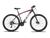 Bicicleta Aro 29 KSW 27V F. Hidráulico Shimano + K7 + Trava Preto, Branco, Vermelho