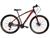 Bicicleta Aro 29 KSW 27V F. Hidráulico Shimano + K7 + Trava Preto, Vermelho, Laranja