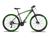 Bicicleta Aro 29 KSW 27V F. Hidráulico Shimano + K7 + Trava Preto, Verde