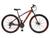 Bicicleta Aro 29 Ksw 27v Shimano, Freio Hidraulico, Trava/k7 Preto, Laranja, Vermelho