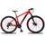 Bicicleta Aro 29 KSW XLT 21v Freio a Disco Vermelho