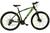 Bicicleta aro 29 Ksw Xlt 27v Freio Disco Hidráulico Garfo Trava Preto com Verde Tam.19 Alumínio Preta com verde