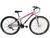 Bicicleta Aro 29 Lançamento Tamanho 13 Rebaixado em Aço 12 Velocidades Relação 2x6 Branco, Rosa
