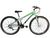 Bicicleta Aro 29 Lançamento Tamanho 13 Rebaixado em Aço 12 Velocidades Relação 2x6 Branco, Verde