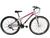 Bicicleta Aro 29 Lançamento Tamanho 13 Rebaixado em Aço 12 Velocidades Relação 2x6 Branco, Vermelho