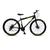 Bicicleta Aro 29 Mountain Bike Velox Freio a Disco 21 Velocidades Preto, Amarelo