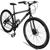 Bicicleta Aro 29 Quadro 17 Aço Freio a Disco Mecânico 21 Marchas - Dropp Preto, Cinza