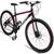 Bicicleta Aro 29 Quadro 17 Aço Freio a Disco Mecânico 21 Marchas - Dropp Preto, Vermelho, Branco