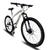 Bicicleta Aro 29 Quadro 19 Aço Suspensão Freio a Disco Mecânico 21 Marchas - Dropp Branco, Preto