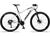 Bicicleta Aro 29 Raider Z3X 24V Câmbios Shimano Tourney Freio Hidráulico Bike MTB Alumínio Branco, Preto