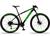Bicicleta Aro 29 Raider Z3X 24V Câmbios Shimano Tourney Freio Hidráulico Bike MTB Alumínio Preto, Verde