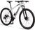 Bicicleta Aro 29 Raider Z3X 27V Câmbios Shimano Freio Hidráulico Susp com Trava Bike MTB Alumínio Branco, Preto