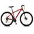 Bicicleta  Aro 29 Shimano Alumínio 532 Colli Vermelho fosco
