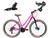 Bicicleta Aro Retro Feminina 29 KSW Sunny 21V Cambios Shimano Freio a Disco Mecânico Rosa, Prata