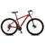 Bicicleta Atalanta Aro 29 Alumínio 21v Câmbio Traseiro Shimano Freio Mecânico Vermelho - Colli Bike Vermelho fosco