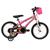  Bicicleta Athor Baby Aro 16 com Rodinhas e Cestinha - Rosa Rosa