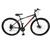 Bicicleta AXW Aço Carbono Aro 29 Freios a Disco 21 Marchas Preto, Vermelho