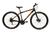 Bicicleta AXW Aço Carbono Aro 29 Freios a Disco 21 Marchas + Suporte Preto, Laranja