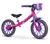Bicicleta Balance Equilíbrio Infantil Criança Unissex Nathor Rosa, Roxo