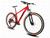 Bicicleta Bike aro 29 KSW 12V Freio Hidráulico Susp C Trava Vermelho, Preto