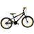Bicicleta Bike Infantil Menino Aro 20 c/ Aros Aeros Acessórios Coloridos Preto, Amarelo