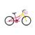 Bicicleta Bixy Aro 20 Infantil com Cesta Juvenil Amarelo, Rosa