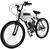 Bicicleta Caiçara Motor 80cc Carenagem  Branco