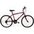 Bicicleta Cairu Masculina Aro 26 21 Marchas Flash Pop Bike Vermelho