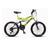 Bicicleta Colli 310 Aro 20 36 Raias Fulls GPS Dupla Suspensão 21 Marchas Amarelo neon