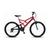 Bicicleta Colli Aro 26 GPS Dupla Suspensão 21 Marchas Freios V-Brake Aço Carbono Vermelho