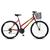 Bicicleta Colli Cazelle Allegra Aro 26 Freio V-Brake Quadro 18 Vermelho