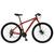 Bicicleta Colli Quadro em AlumAnio 21 Marchas Aro 29 Freio a Disco Kit Shimano Vermelho