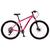 Bicicleta Colli Quadro em Alumínio 21 Marchas Aro 29 Freio a Disco Kit Shimano Rosa