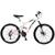 Bicicleta Colli Totem Aro 26 Kit Shimano 21 Marchas Dupla Suspensão Freios a Disco Branco