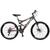 Bicicleta Colli Totem Aro 26 Kit Shimano 21 Marchas Dupla Suspensão Freios a Disco Preto
