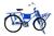 Bicicleta De Carga Bagageira Cargueira Super Reforçada Azul