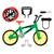 Bicicleta De Dedo Brinquedo Mini Bike Com Acessórios Radical - Art Brink Verde